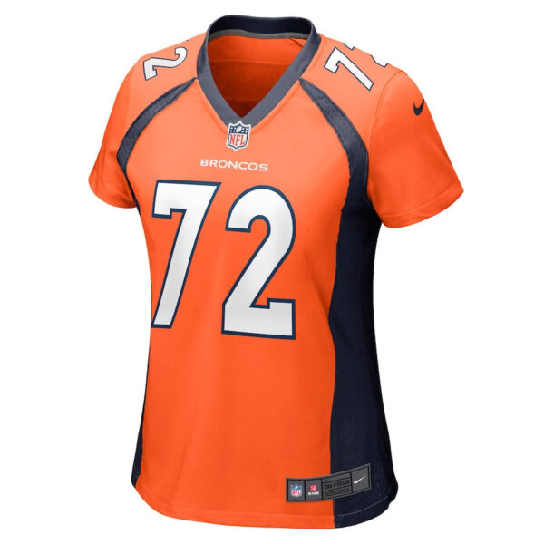 Garett Bolles 72 Denver Broncos Women Game Jersey - Orange