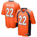Kareem Jackson 22 Denver Broncos Men Game Jersey - Orange