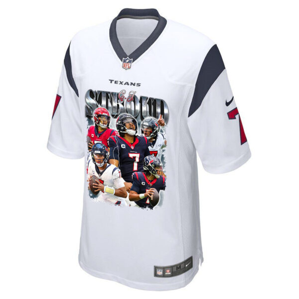 C.J. Stroud 7 Houston Texans The Gunslinger Game Men Jersey - White