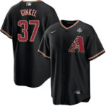 Kevin Ginkel 37 Arizona Diamondbacks 2023 World Series Men Jersey - Black