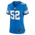 Netane Muti 52 Detroit Lions Women's Game Jersey - Blue