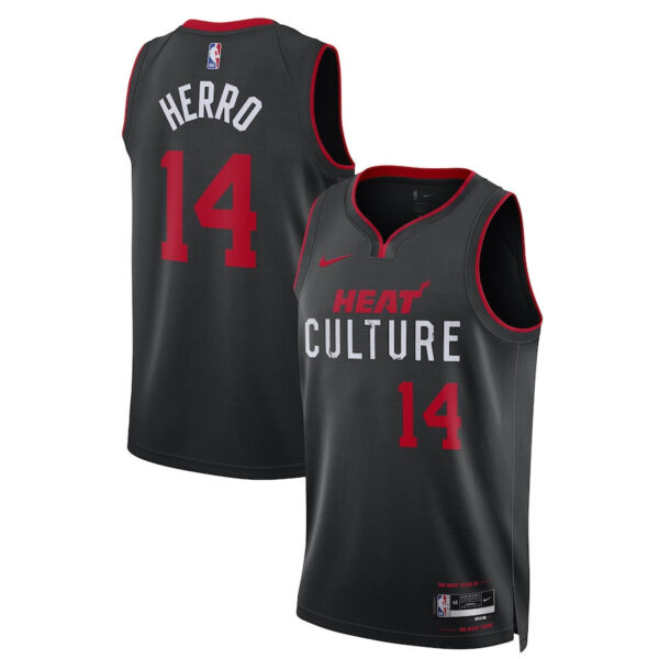 Tyler Herro 14 Miami Heat 2023/24 Swingman Jersey - City Edition - Unisex Black