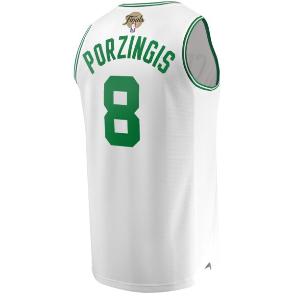 Kristaps Porzingis Boston Celtics Fanatics 2024 NBA Finals Fast Break Replica Player Jersey - Association Edition - White