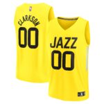 Jordan Clarkson Utah Jazz Fanatics Youth Fast Break Player Jersey - Icon Edition - Yellow