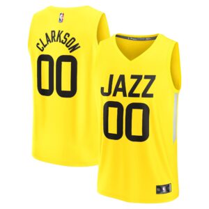 Jordan Clarkson Utah Jazz Fanatics Youth Fast Break Player Jersey - Icon Edition - Yellow