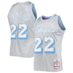 Elgin Baylor Los Angeles Lakers Mitchell & Ness 75th Anniversary 1960/61 Hardwood Classics Swingman Jersey - Silver