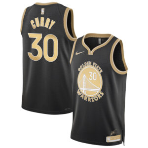 Stephen Curry 30 Golden State Warriors Unisex Select Series Swingman Jersey - Black