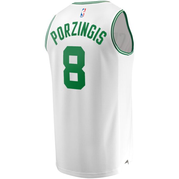 Kristaps Porzingis Boston Celtics Fanatics Fast Break Player Jersey - Association Edition - White