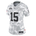 Patrick Mahomes Kansas City Chiefs Women's 2024 Salute to Service Limited Jersey - Arctic Camo