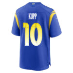 Cooper Kupp 10 Los Angeles Rams 2023 Playoffs Patch Game Men Jersey - Royal