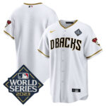 Arizona Diamondbacks 2023 World Series Men Jersey - White Gold
