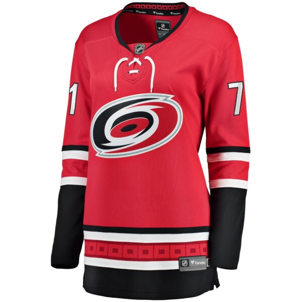 Jesper Fast Carolina Hurricanes Fanatics Women's Alternate Breakaway Jersey - Red