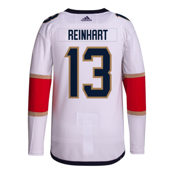 Sam Reinhart 13 Florida Panthers 2024 STANLEY CUP Final Away Breakaway Jersey - Men, White