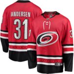 Frederik Andersen Carolina Hurricanes Fanatics Alternate Breakaway Player Jersey - Red