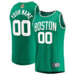 Boston Celtics 2024 NBA Finals Custom Name Fast Break Jersey - Kelly Green - Icon Edition
