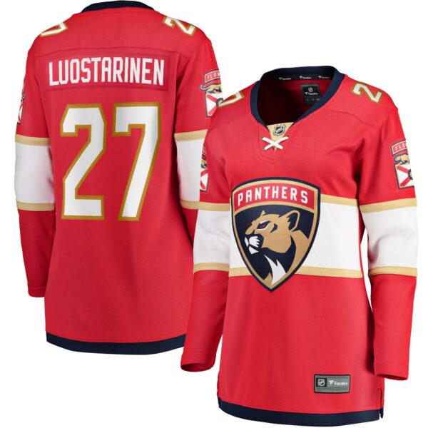 Eetu Luostarinen Florida Panthers Fanatics Women's Home Breakaway Player Jersey - Red