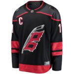 Jordan Staal Carolina Hurricanes Fanatics Home Captain Patch Breakaway Player Jersey - Black