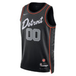Detroit Pistons 2023/24 City Edition Swingman Custom Jersey - Black