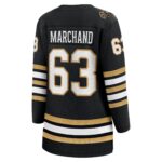 Brad Marchand Boston Bruins Fanatics Women's 100th Anniversary Premier Breakaway Player Jersey - Black