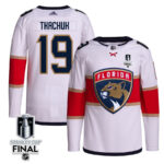 Matthew Tkachuk 19 Florida Panthers 2024 STANLEY CUP Final Away Breakaway Jersey - Men, White