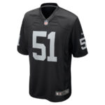Malcolm Koonce 51 Las Vegas Raiders Men Game Jersey - Black