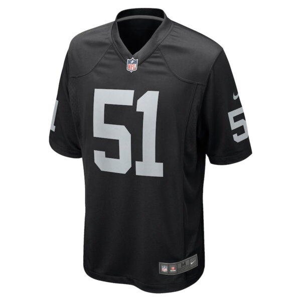Malcolm Koonce 51 Las Vegas Raiders Men Game Jersey - Black