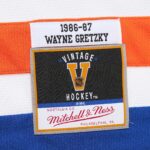 Wayne Gretzky Edmonton Oilers Mitchell & Ness  1986/87 Blue Line Player Jersey - White