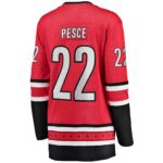 Brett Pesce Carolina Hurricanes Fanatics Women's Alternate Breakaway Player Jersey - Red