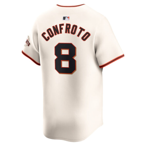 Michael Conforto 8 San Francisco Giants Home Limited Men Jersey - Cream