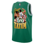 Jayson Tatum 0 Best Moments At Boston Celtics 2024 Icon Edition Jersey - Final Champions Patch - Green