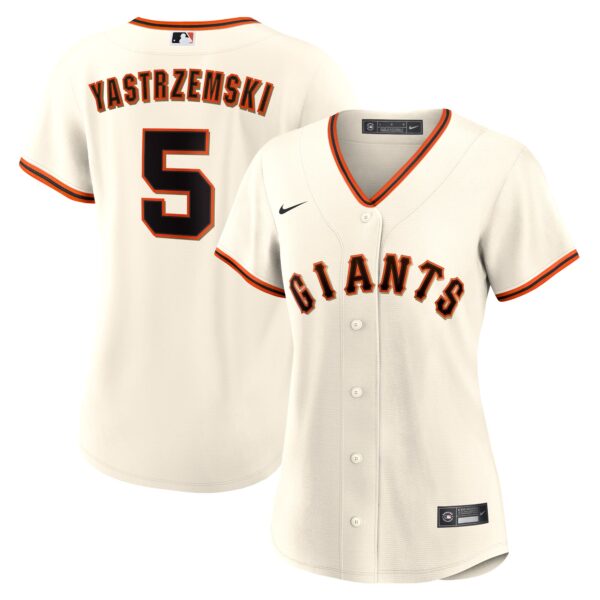 Mike Yastrzemski San Francisco Giants  Women's Home Replica Player Jersey - Cream