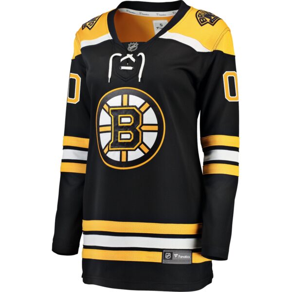 Boston Bruins Fanatics Women's Home Breakaway Custom Jersey - Black