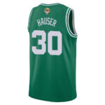 Sam Hauser 30 Boston Celtics 2024 FINALS PATCH Icon Edition Jersey - Kelly Green