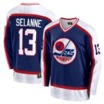 Teemu Selanne Winnipeg Jets Fanatics Breakaway Retired Player Jersey - Navy