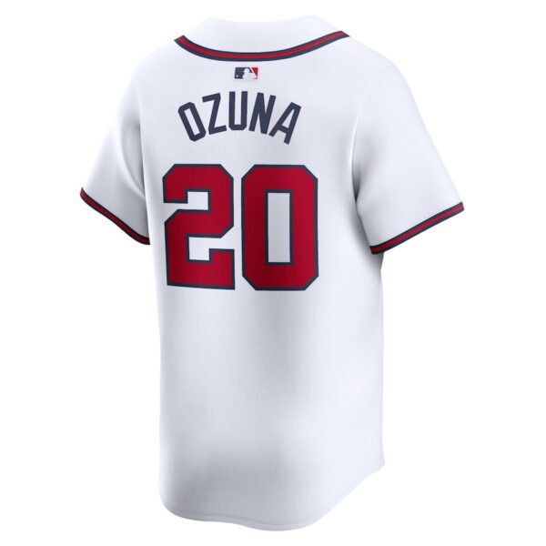 Marcell Ozuna 20 Atlanta Braves Home Limited Player Men Jersey - White