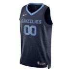 Memphis Grizzlies Unisex Swingman Custom Jersey Navy - Icon Edition