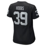 Nate Hobbs 39 Las Vegas Raiders Women Game Jersey - Black