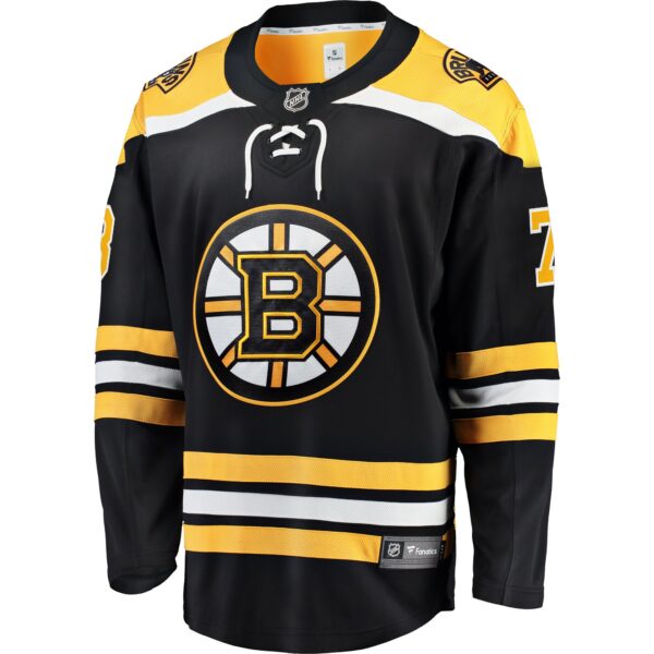 Charlie McAvoy Boston Bruins Fanatics Home Breakaway Jersey - Black
