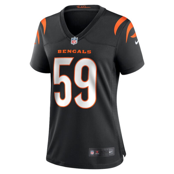 Akeem Davis-Gaither 59 Cincinnati Bengals Women Game Jersey - Black