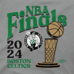 Boston Celtics Stadium Essentials Unisex 2024 NBA Finals Revolution T-Shirt - Heather Gray