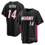Tyler Herro 14 Miami Heat Baseball Men Jersey - Black