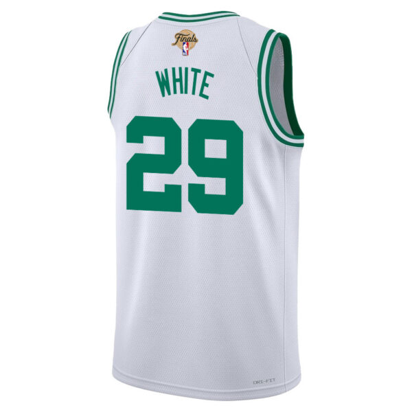 Derrick White 29 Boston Celtics 2024 FINALS PATCH Swingman Jersey - Association Edition - White