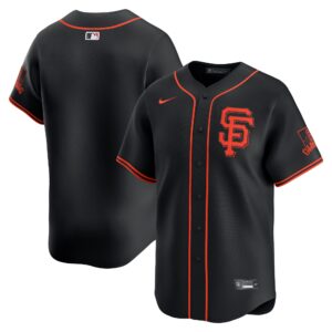 San Francisco Giants   Alternate Limited Jerseyu00c2u00a0u00e2u20acu201c Black
