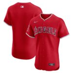 Los Angeles Angels  Alternate Vapor Premier Elite Patch Jersey - Red