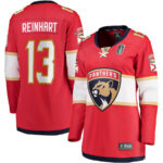 Sam Reinhart 13 Florida Panthers 2024 Stanley Cup Final Home Breakaway Player Jersey - Red, Women