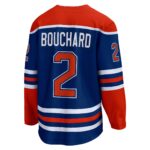 Evan Bouchard Edmonton Oilers Fanatics Home Breakaway Player Jersey - Royal