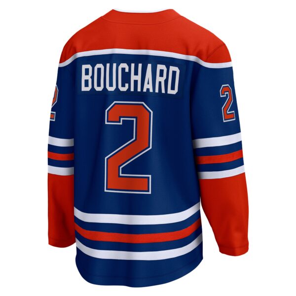 Evan Bouchard Edmonton Oilers Fanatics Home Breakaway Player Jersey - Royal