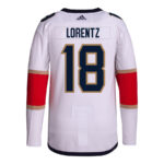 Steven Lorentz 18 Florida Panthers 2024 STANLEY CUP Final Away Breakaway Jersey - Men, White