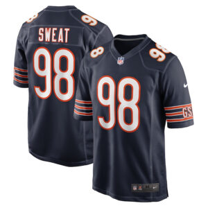 Montez Sweat 98 Chicago Bears Game Men Jersey - Navy