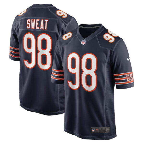 Montez Sweat 98 Chicago Bears Game Men Jersey - Navy